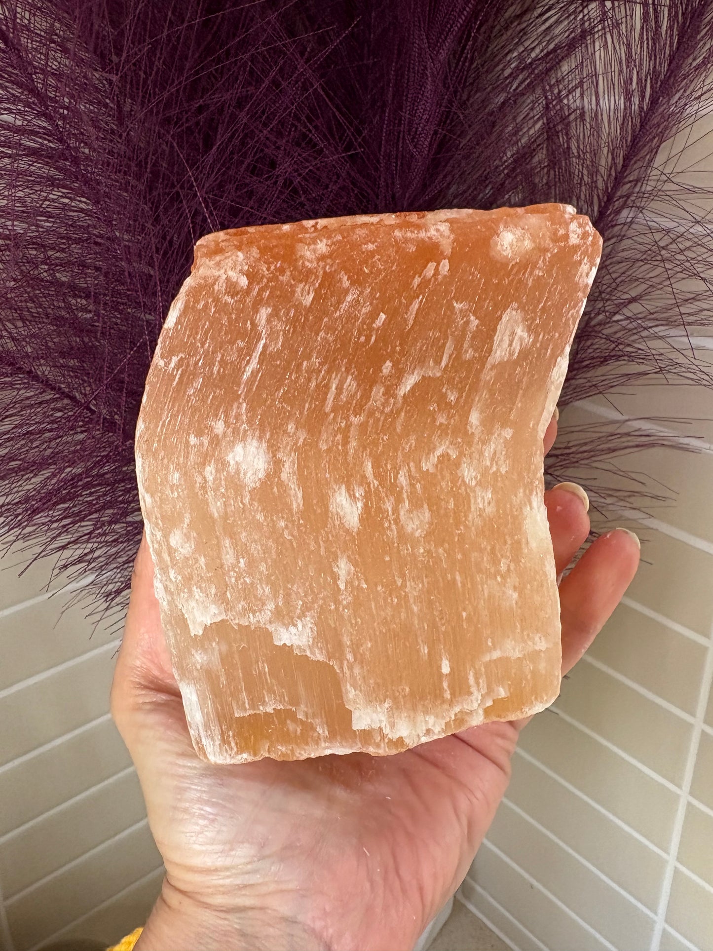 Selenita naranja.
